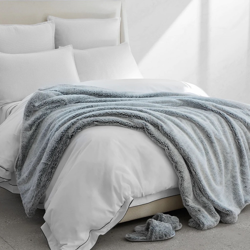 Faux Fur Throw Blanket